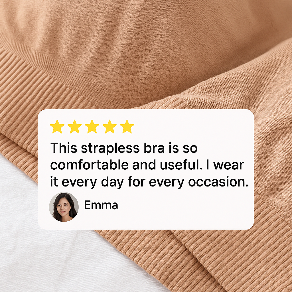 Velvra LuxeFit™ Strapless Bra